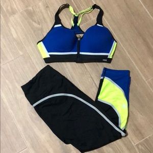 VSX SPORTS BRA + LEGGINGS SET (size M)
